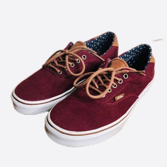 vans era 59 maroon